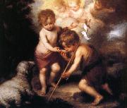 Bartolome Esteban Murillo Shell and the children oil painting